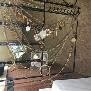 7PC Half and half vintage/newer costume jewelry